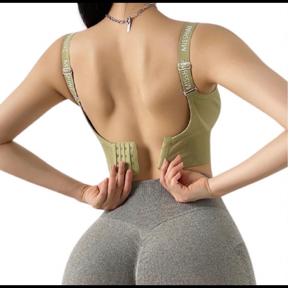 Women Seamless sports yoga gym bra